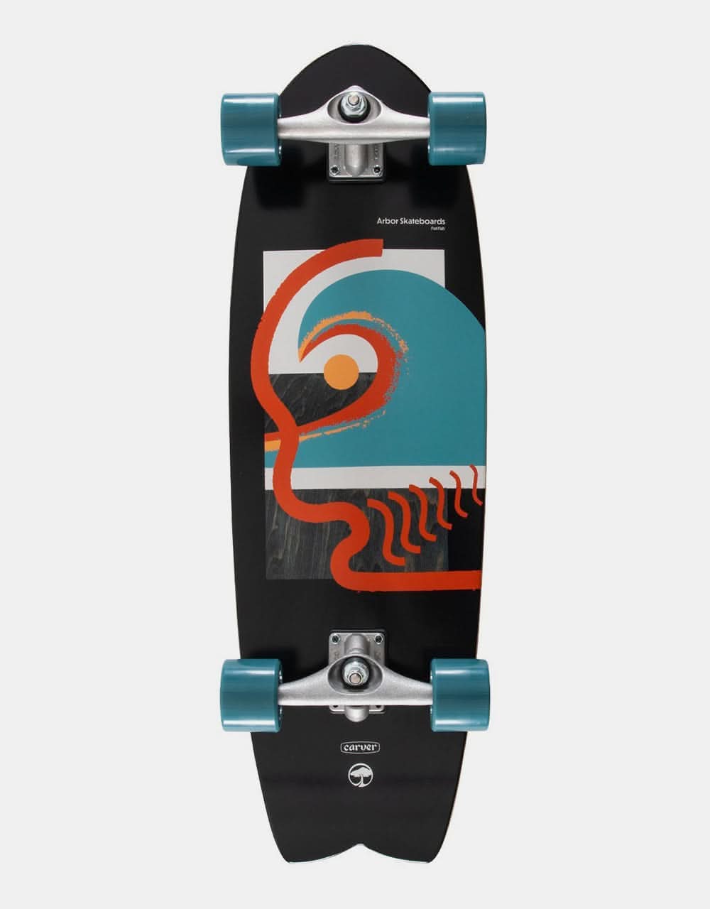 Arbor x Carver Fat Fish CX Surfskate Cruiser 10" x 32"