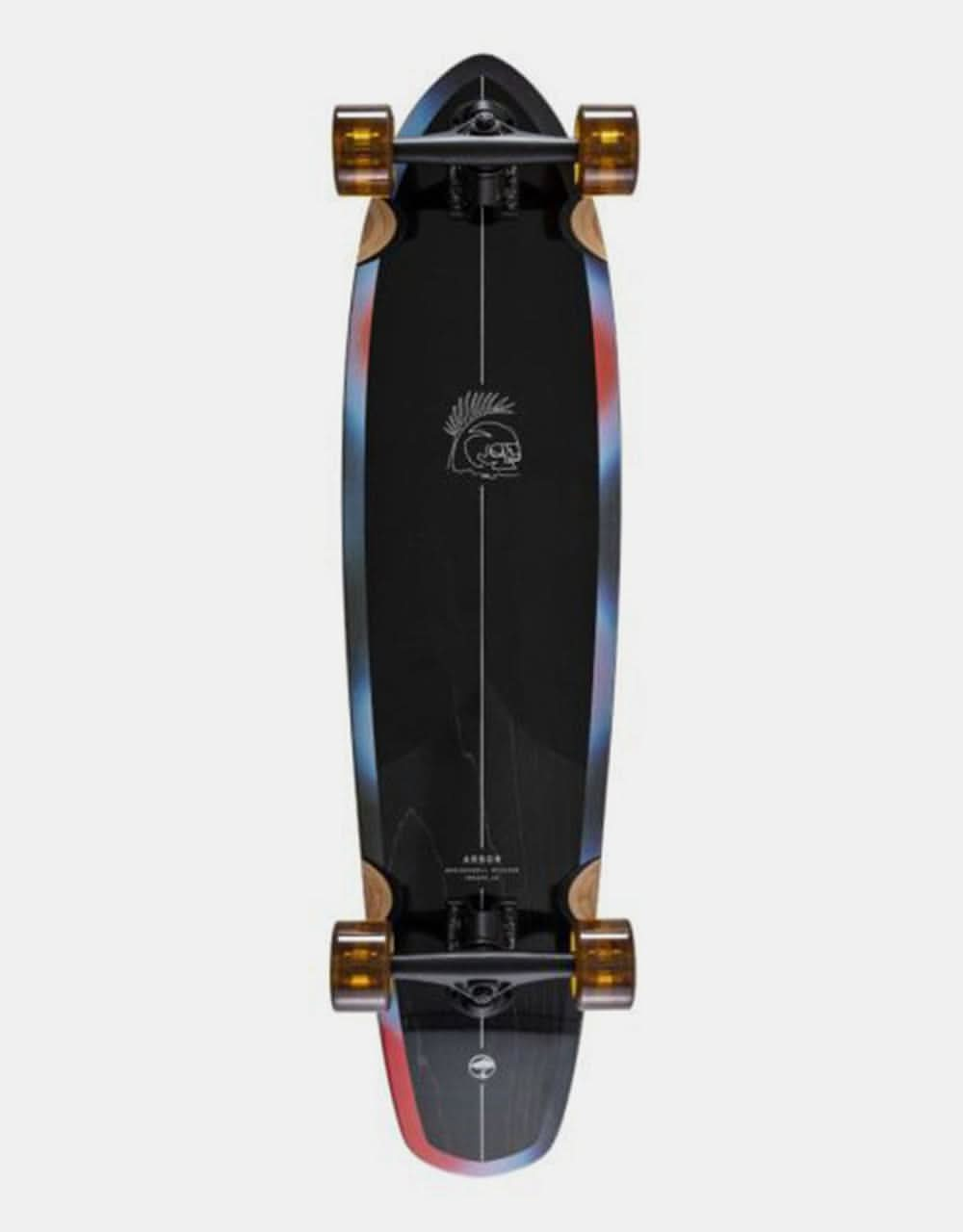 Arbor Groundswell '24 Mission Single Kick Longboard - 35" x 8.625"