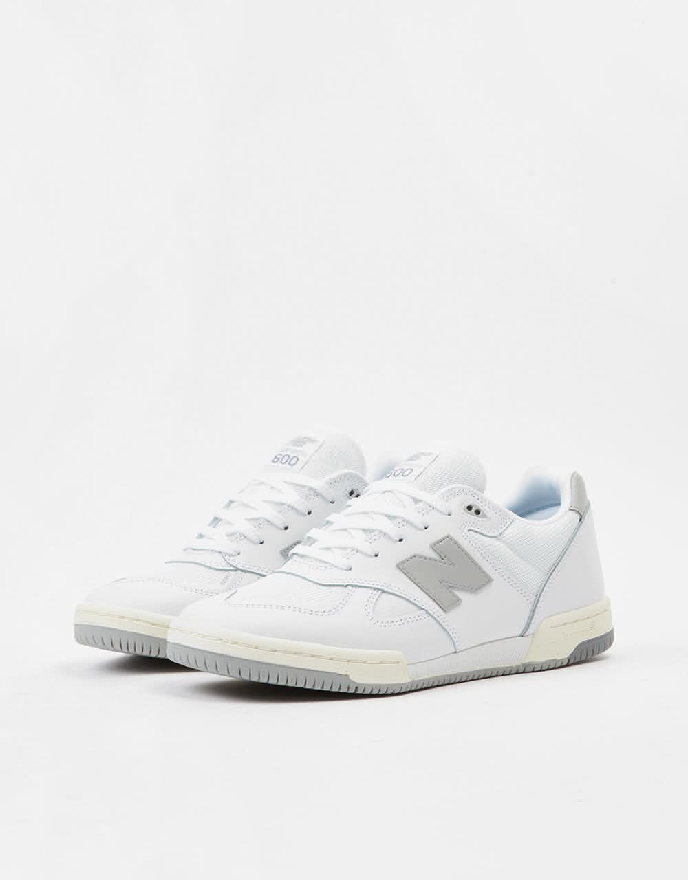 New Balance Numeric Tom Knox 600 Skate Shoes - White/Grey | Route One