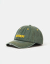 Butter Goods Rounded Logo 6 Panel Cap - Ivy