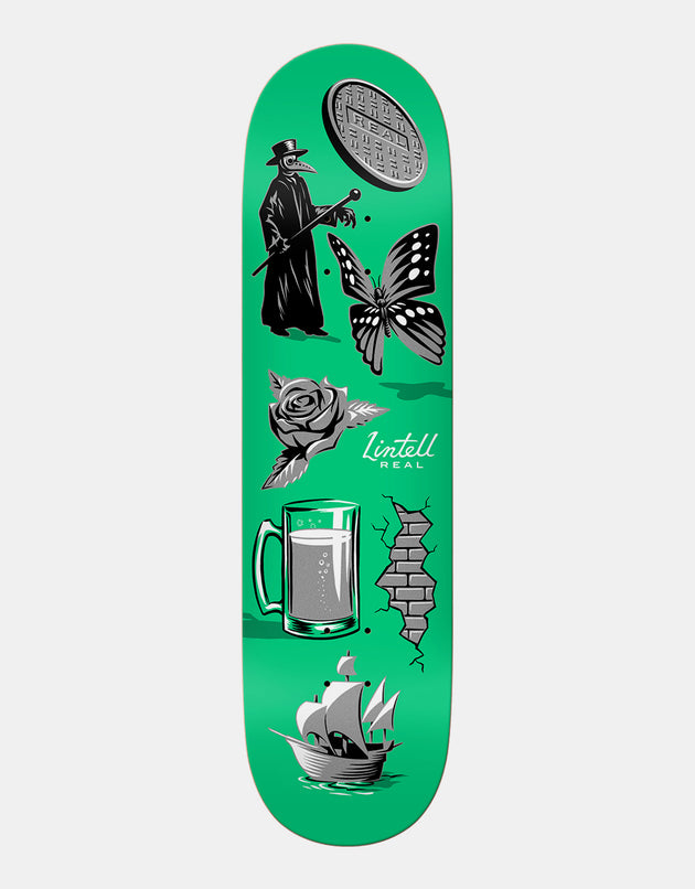 Real Lintell Revealing Skateboard Deck - 8.28"