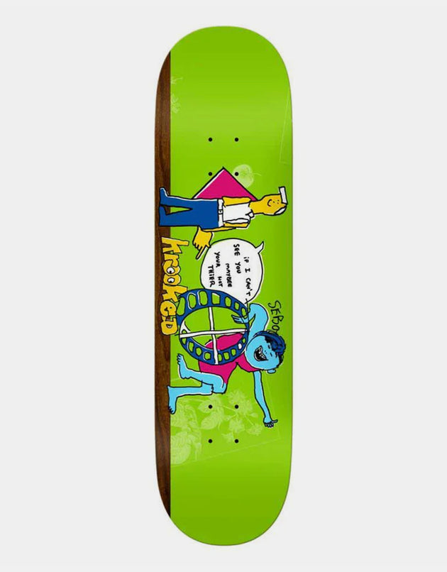 Krooked Sebo Not Their Skateboard Deck - 8.5"