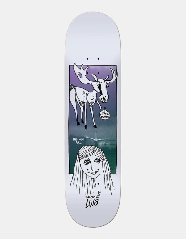 Krooked Una Debate 'TRUE FIT' Skateboard Deck - 8.38"