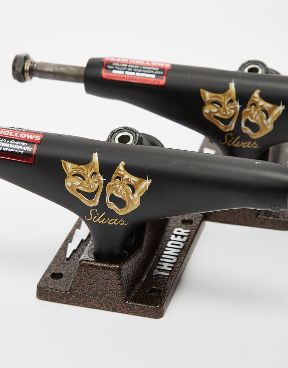 Thunder Silvas Masked Team Hollow High Skateboard Trucks (Pair)