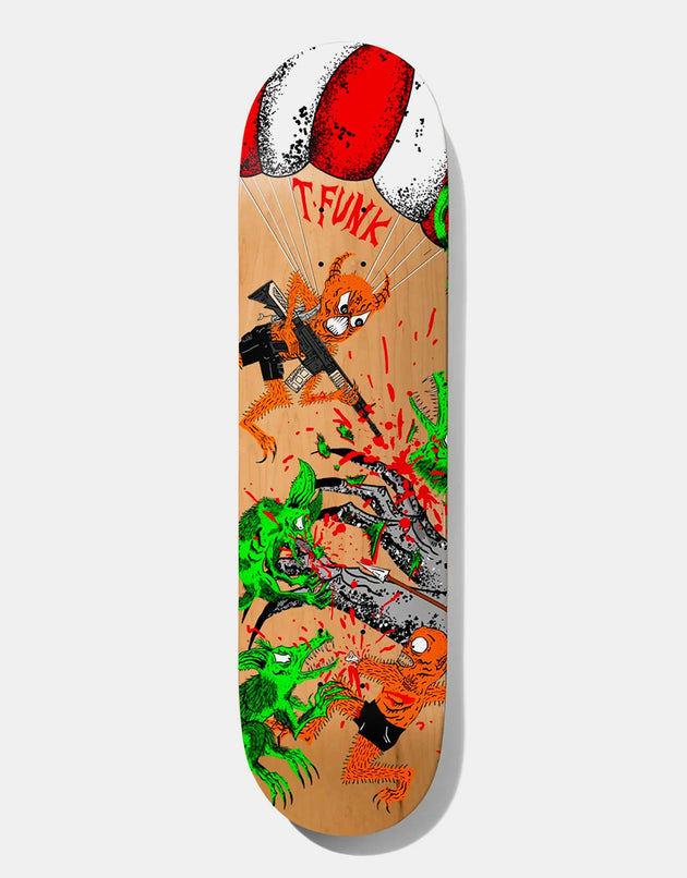Baker x Neckface T-Funk Toxic Rats Skateboard Deck - 8.5"