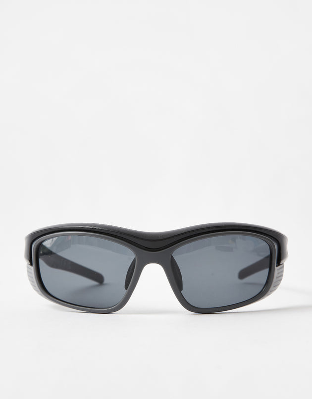 Route One Buggin' Sunglasses - Black/Grey/Grey Mirror