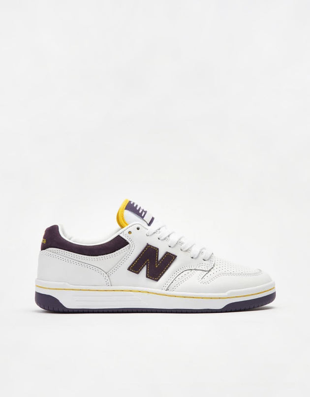 New Balance Numeric 480 Skate Shoes - White/Purple