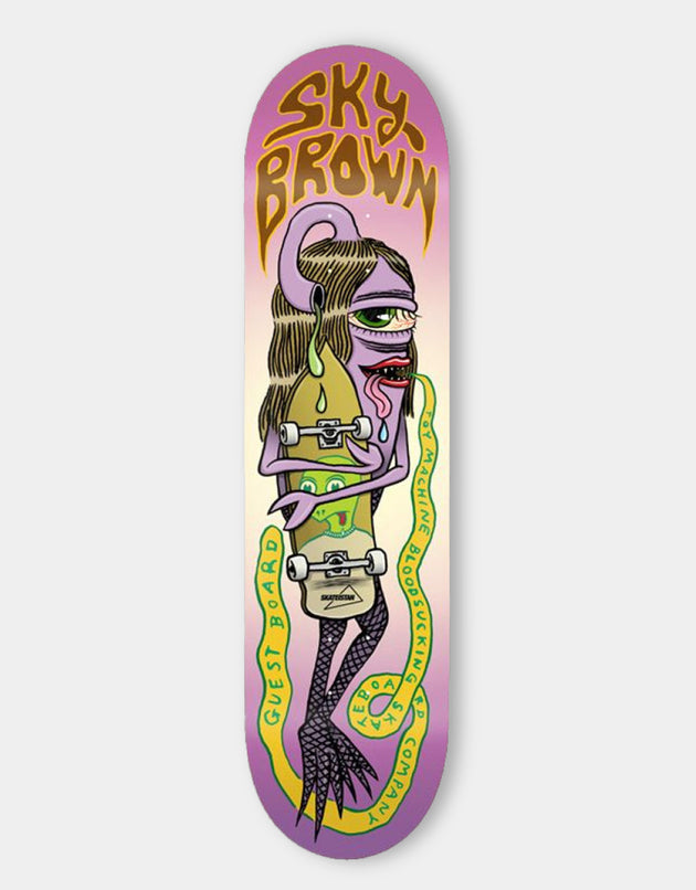 Toy Machine Sky Brown Guest Pro Skateboard Deck - 8.25"