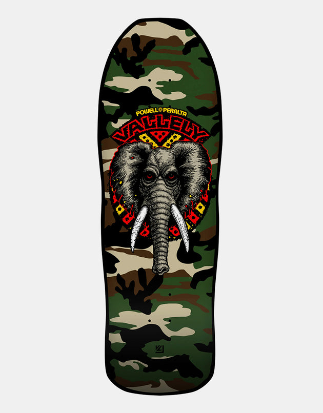 Powell Peralta Vallely Elephant '09' 163 Skateboard Deck - 10"