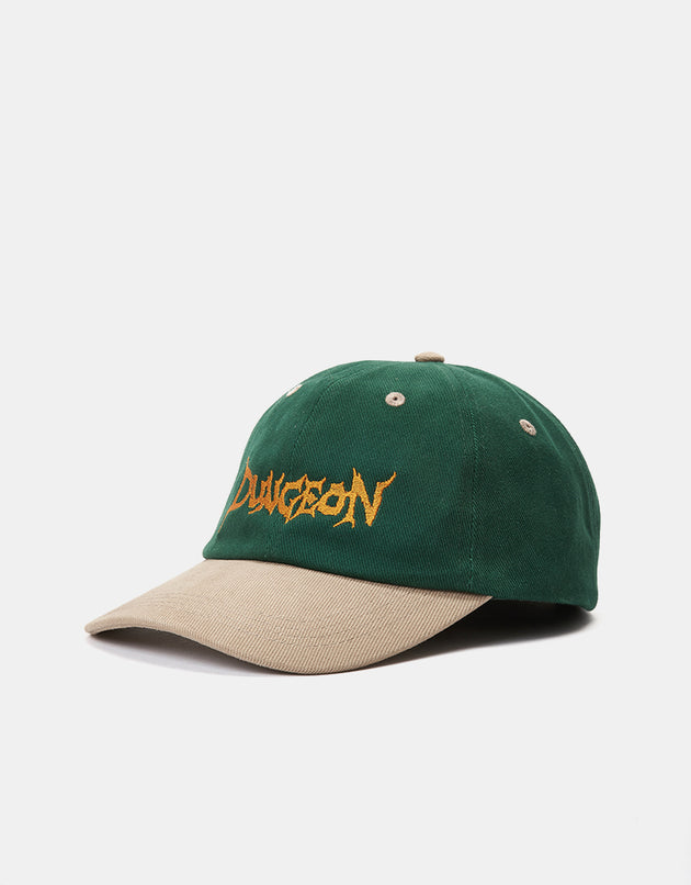 Dungeon Canvas Strapback Cap - Green/Taupe