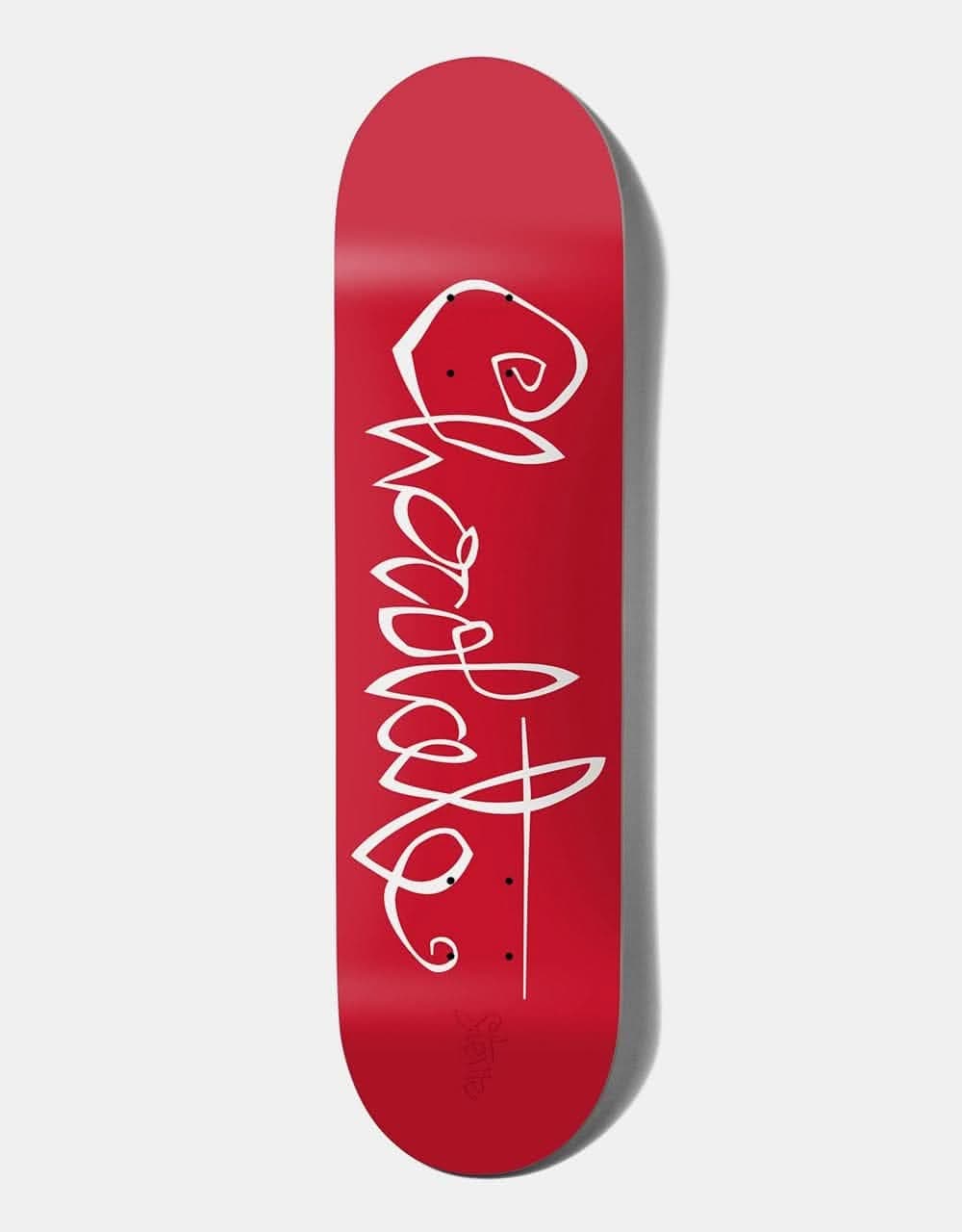 Chocolate Perez OG Script G008 Skateboard Deck - 8"