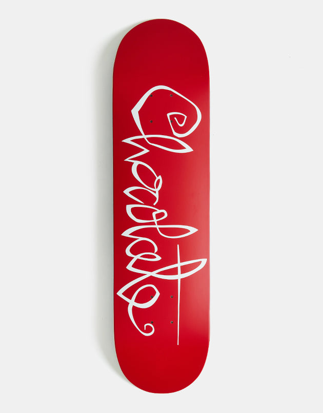 Chocolate Perez OG Script G008 Skateboard Deck - 8"