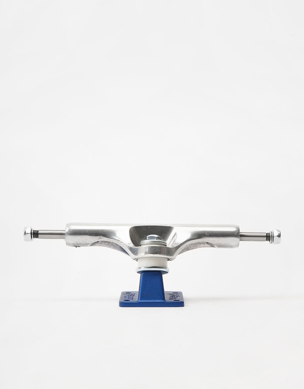 Slappy ST1 Lights Skateboard Trucks - Silver/Blue (Pair)