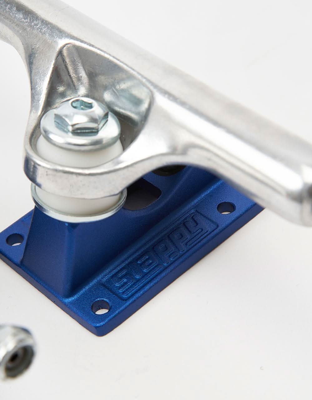 Slappy ST1 Lights Skateboard Trucks - Silver/Blue (Pair)