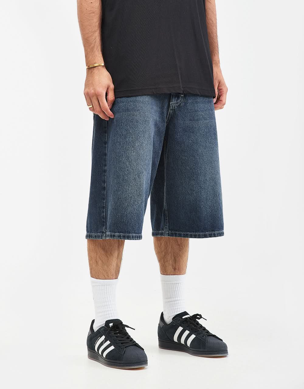 Route One Baggy Jorts XL - Dark Wash