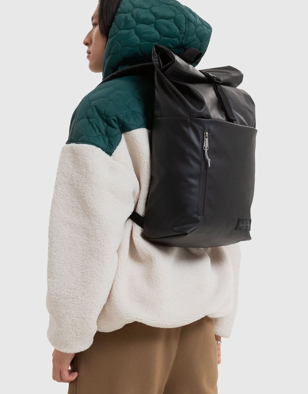 eastpak up roll tarp black Eastpak Up Roll Backpack