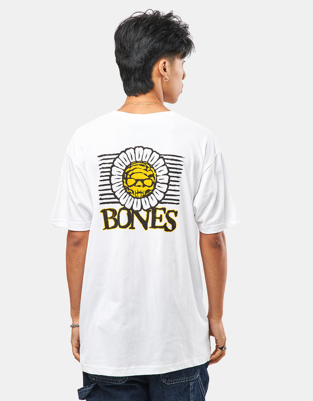 Bones Pushing Up Daisies T-Shirt - White
