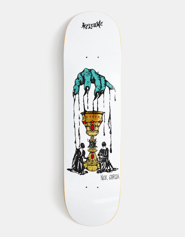 Welcome Garcia Chalice Skateboard Deck - 8.38"