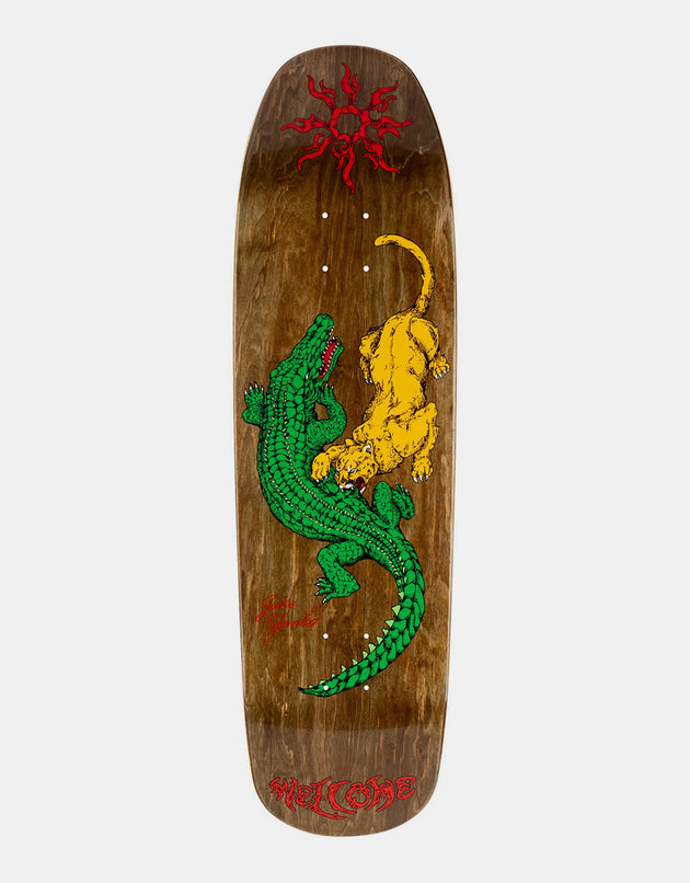 Welcome Yanko Swamp Fight on Panther Skateboard Deck - 9"