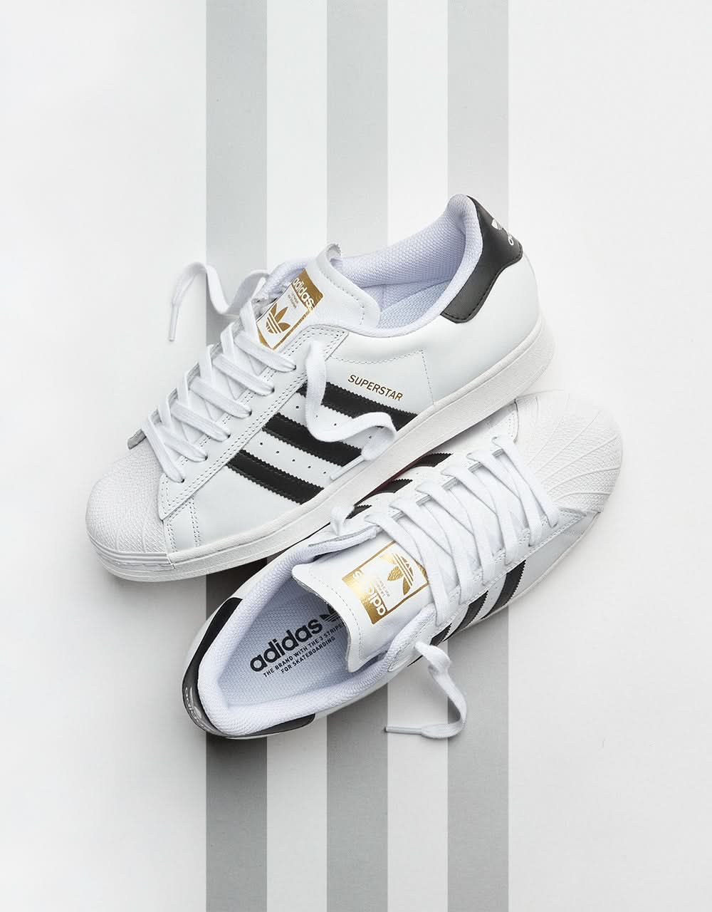 adidas Superstar ADV Skate Shoes White/Core Black/White – Route One