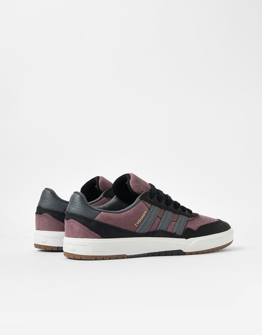 adidas Tyshawn II Skate Shoes Shadow Fig/Grey/Core Black – Route One