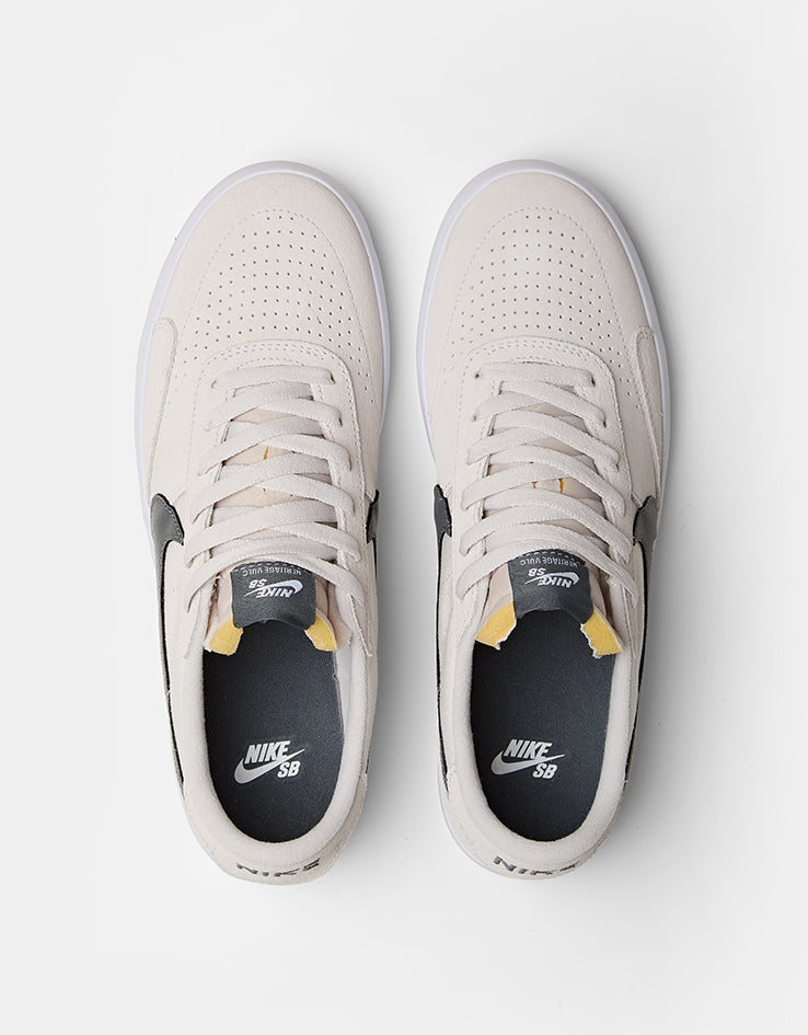 Nike SB Heritage Vulc Skate Shoes - Vast Grey/Iron Grey-Vast Grey-White