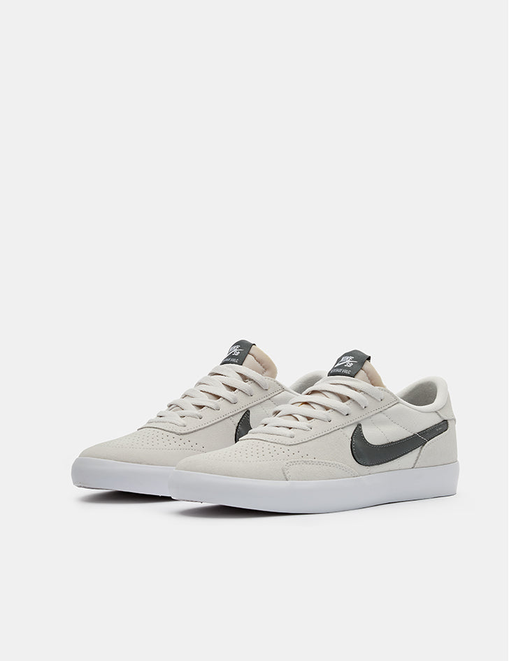 Nike SB Heritage Vulc Skate Shoes - Vast Grey/Iron Grey-Vast Grey-White