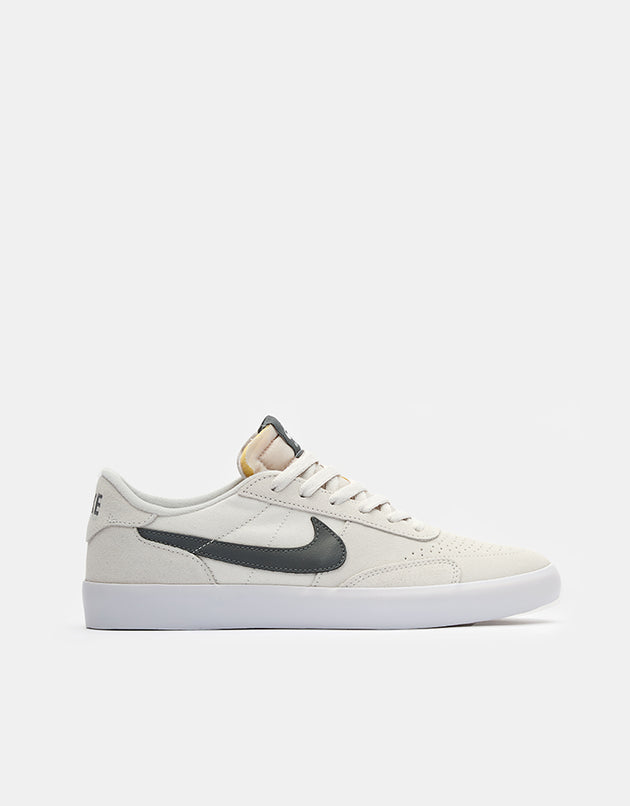 Nike SB Heritage Vulc Skate Shoes - Vast Grey/Iron Grey-Vast Grey-White