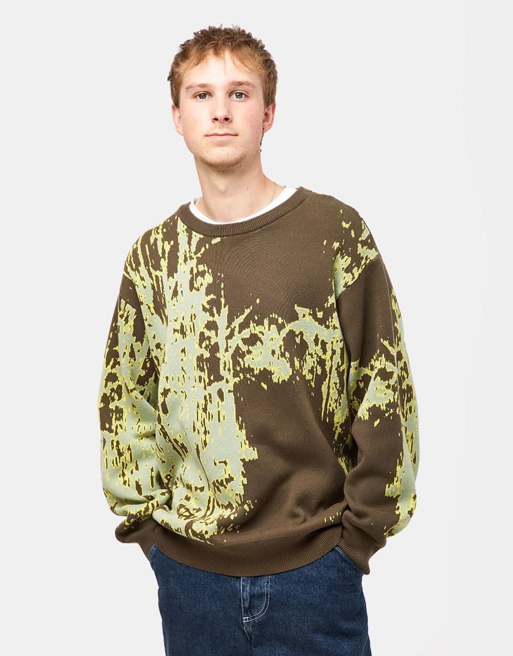 GX1000 Forest Jaquard Knit Sweater - Brown – Route One