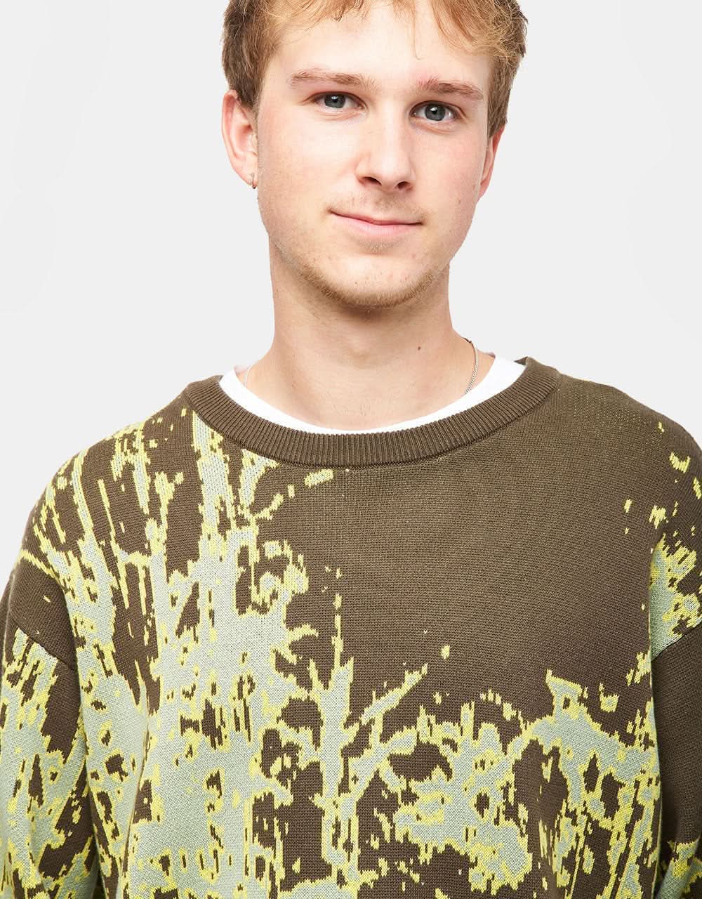 GX1000 Forest Jaquard Knit Sweater - Brown – Route One