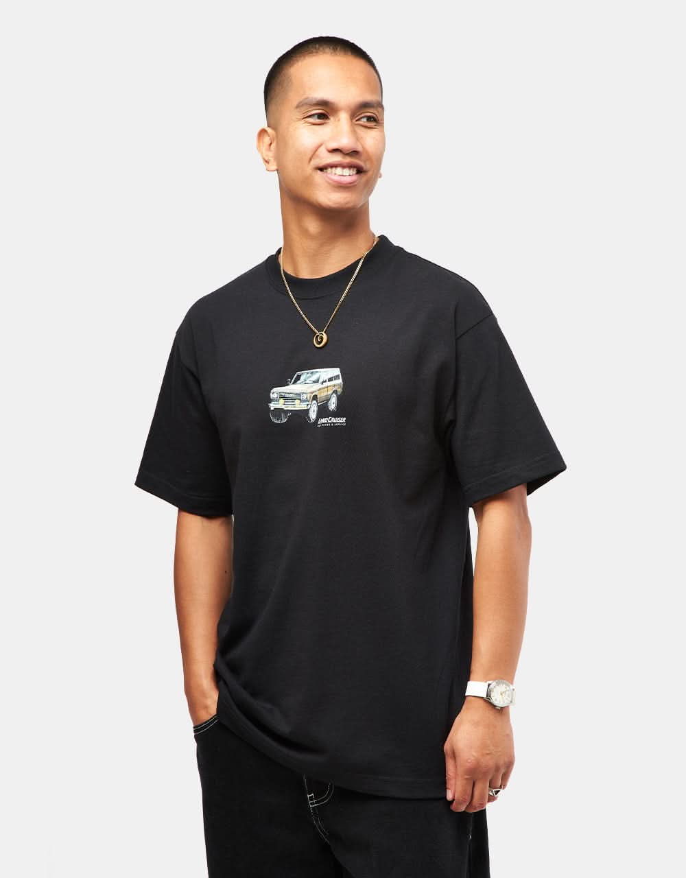 【Raucohouse】Millennium run printing pigment t-shirt Raucohouse