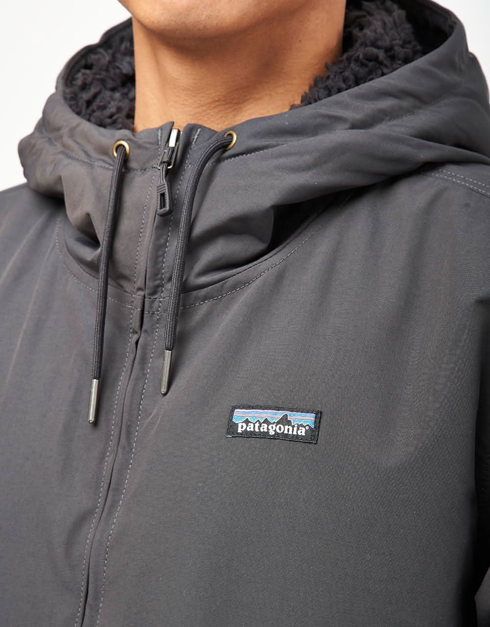 Patagonia Lined Isthmus Hoody Jacket - Ink Black – Route One Patagonia Lined Isthmus Hoody Jacket - Ink Black – Route One