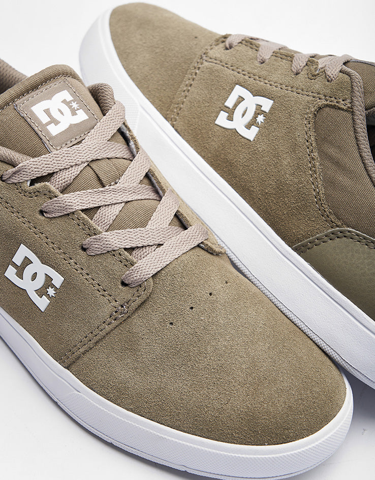 DC Crisis 2 Skate Shoes - Olive/White – Route One