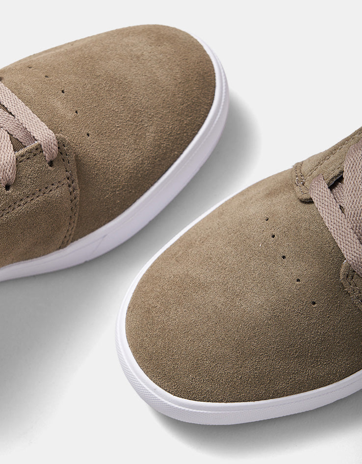 DC Crisis 2 Skate Shoes - Olive/White