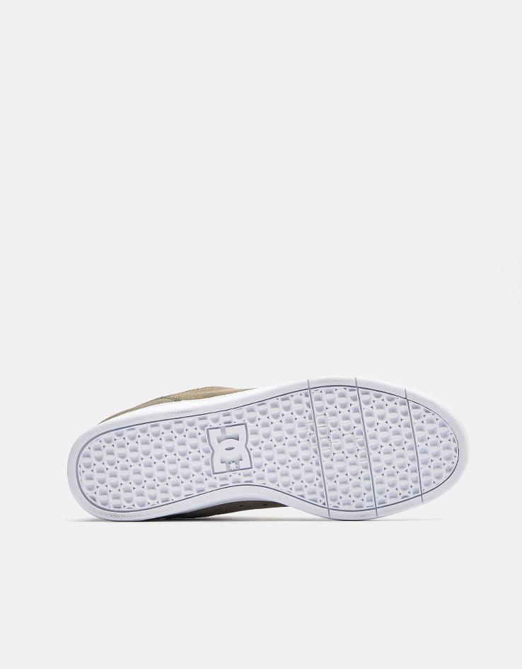 DC Crisis 2 Skate Shoes - Olive/White