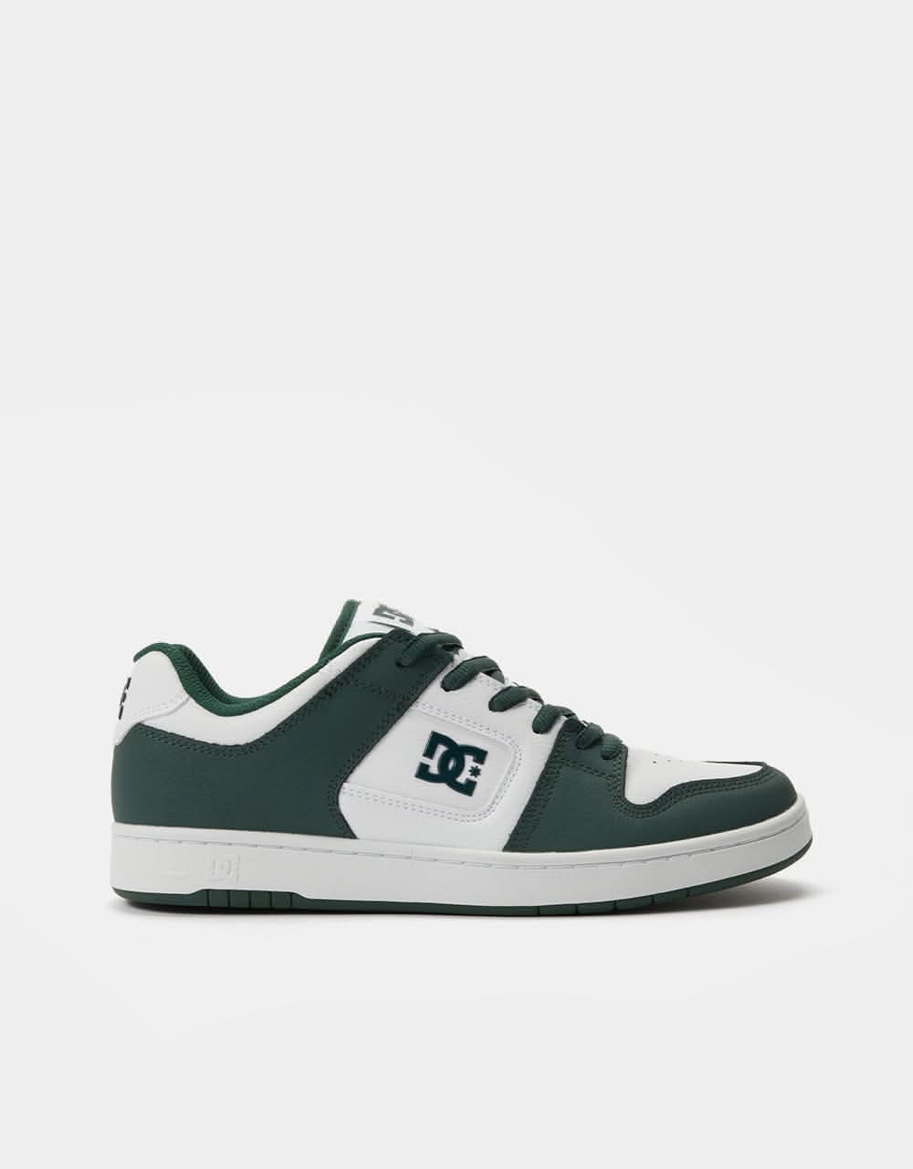 DC Manteca Skate Shoes White/Dark Olive – Route One