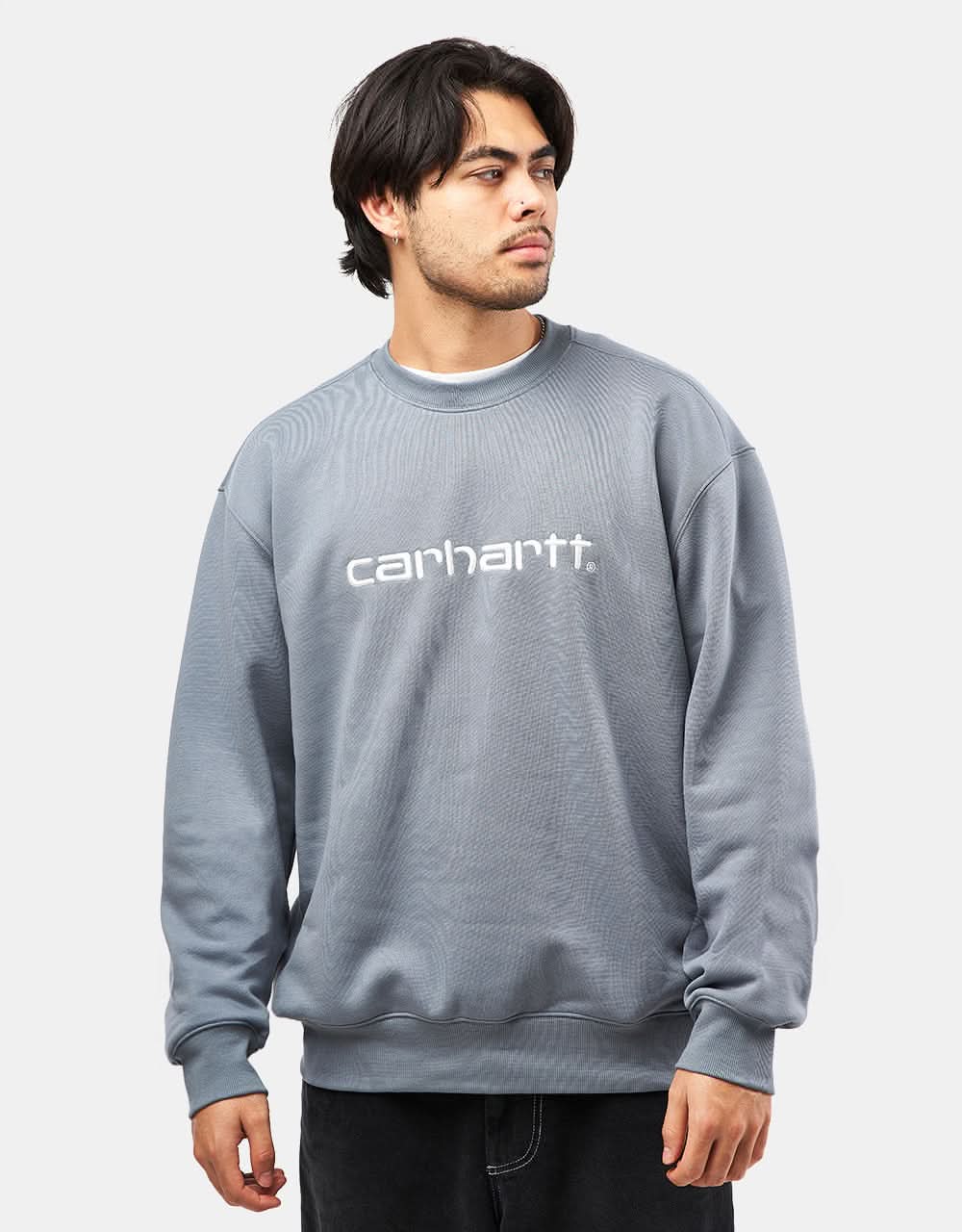 Carhartt wip grey sweatshirt on sale