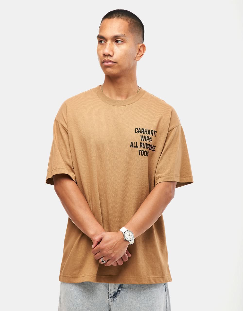 【Carhartt】CROSS SCREW T-SHIRT ユニセックス R5414 Carhartt WIP Men's Cross Screw T-Shirt | Black