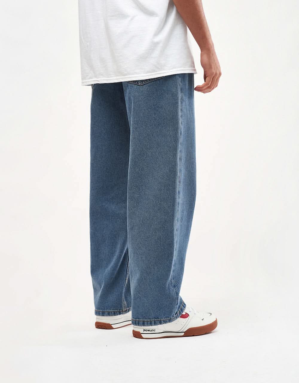 Vans Check-5 Baggy Denim Pant - Stonewash Blue – Route One