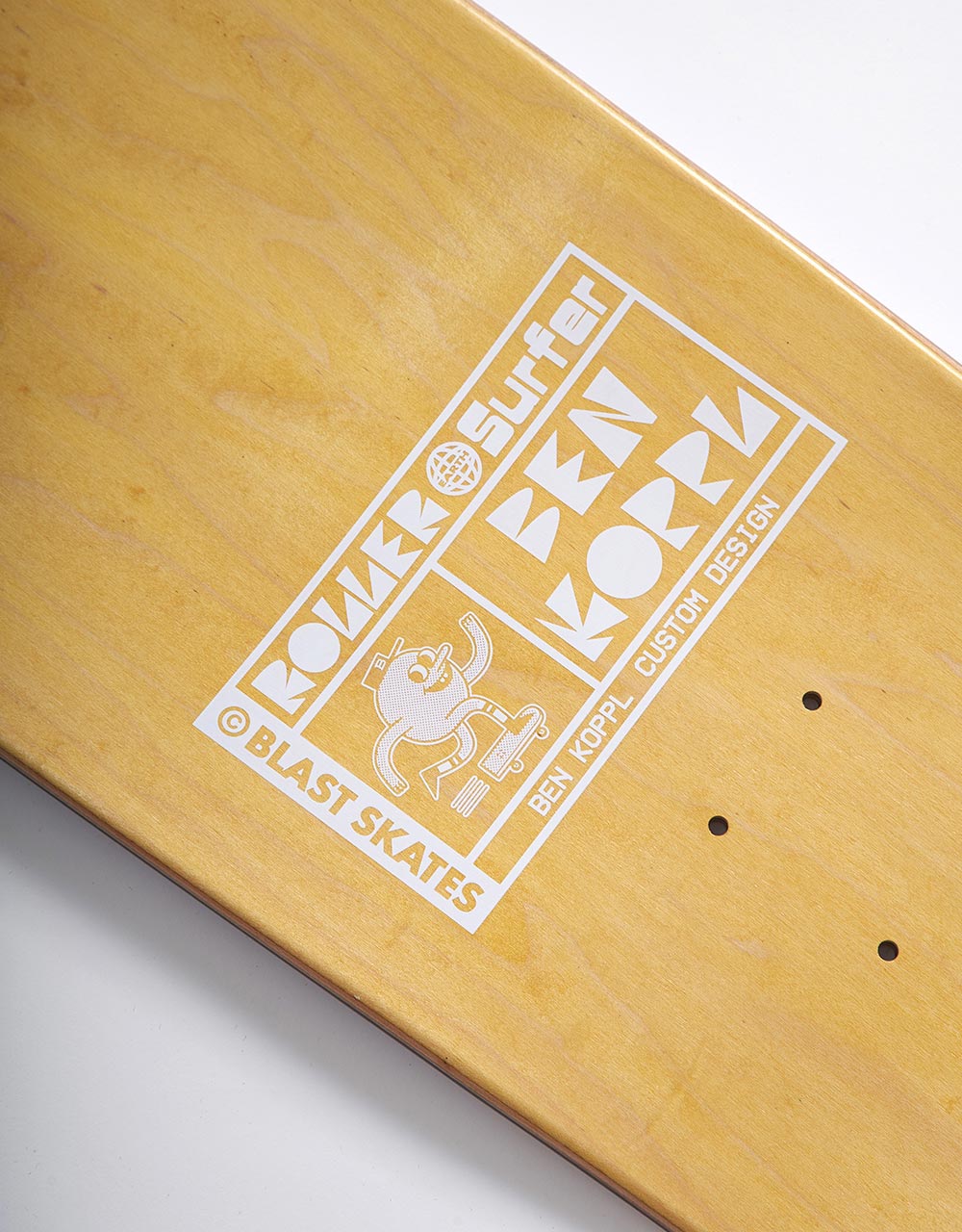 Blast Skates Koppl Roller 'Earth' Surfer Skateboard Deck - 9.25"