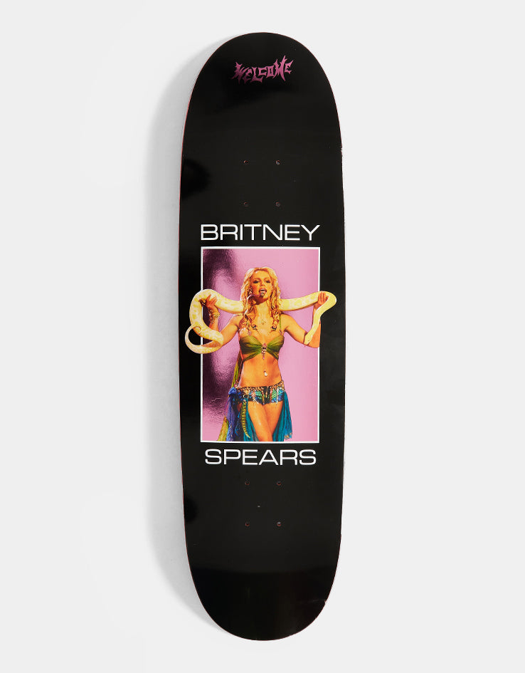 Welcome x Britney Spears Snake on Son of Boline Skateboard Deck - 8.8"