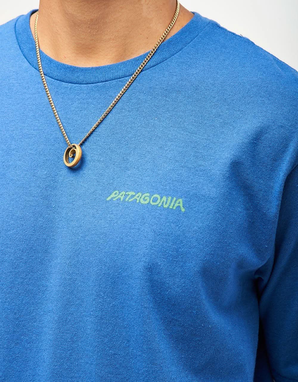 Patagonia Sunrise Rollers Responsibili-Tee - Endless Blue