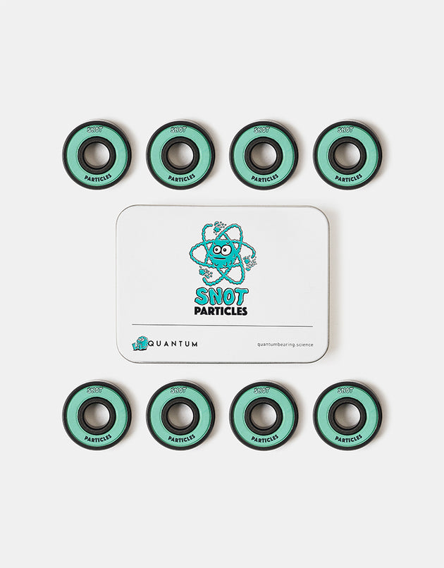 Quantum x Snot Particles Metallic Series Skateboard Bearings
