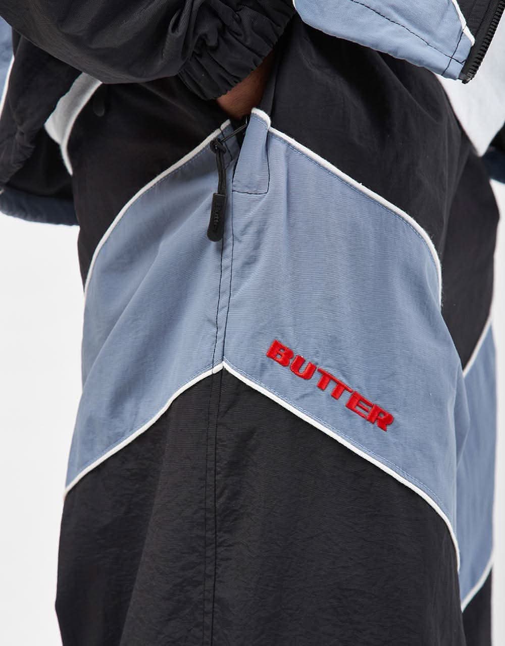 Butter Goods x Umbro Diamond Tracksuit Pants - Black/Slate Butter Goods x Umbro Diamond Tracksuit Pants - Black/Slate