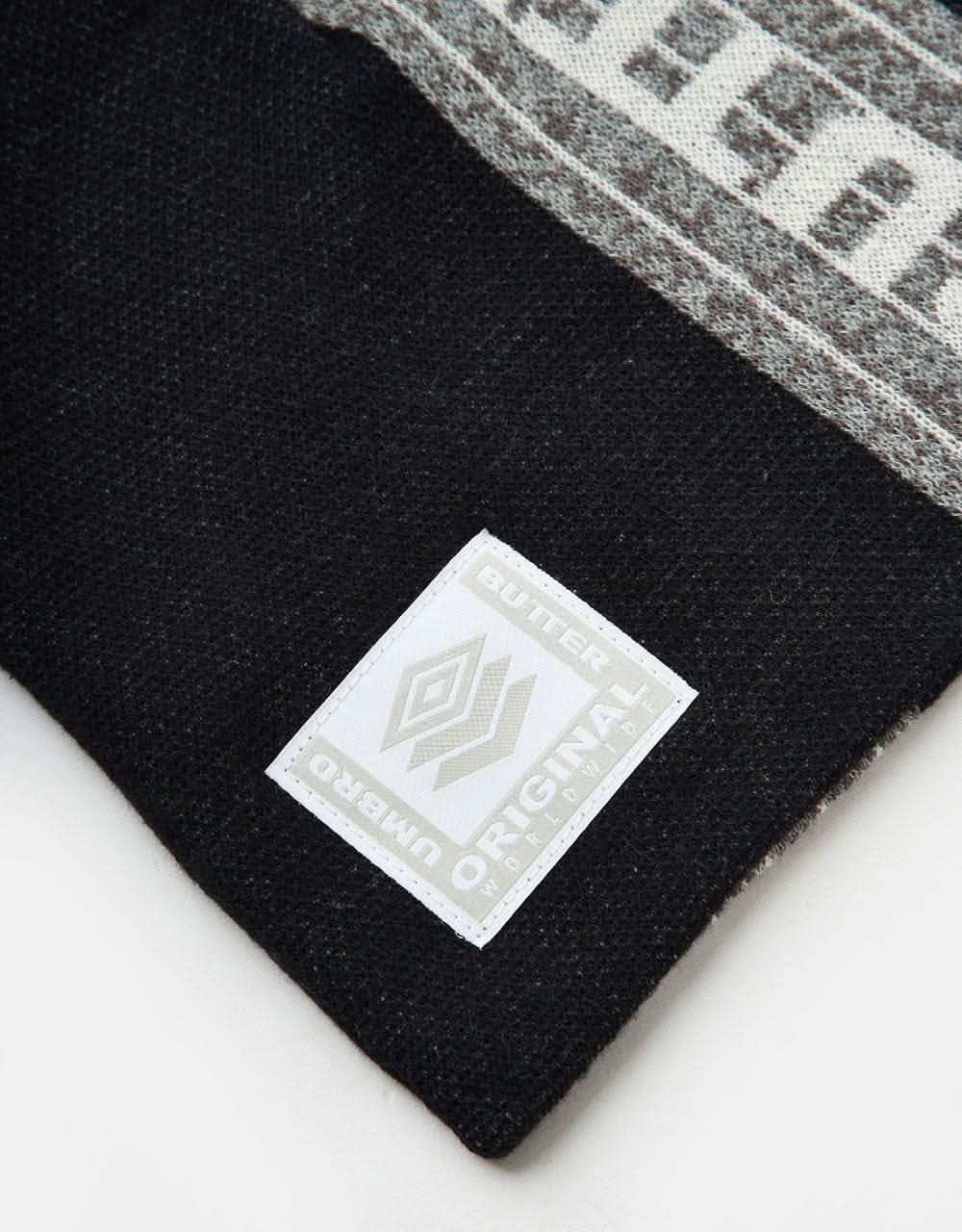 【BUTTER GOODS】Athletica Skully Beanie - Black Butter Goods X Umbro Athletica Skully Beanie Black Beanies