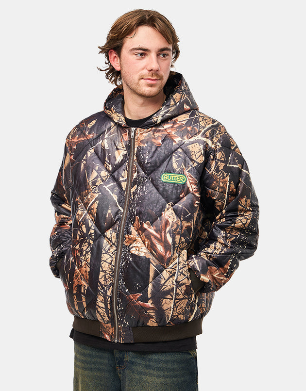 Butter Goods Hooded Work Jacket - Camo