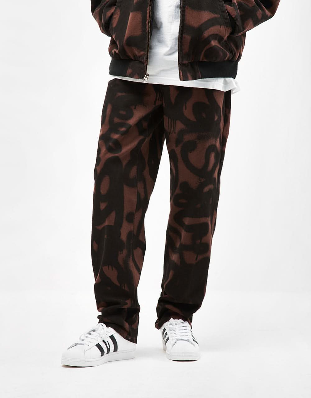 GX1000 Baggy Denim Pant - Sprayed Brown – Route One