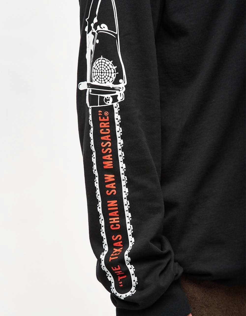HUF x Texas Chainsaw Massacre Dual Chain L/S T-Shirt - Black