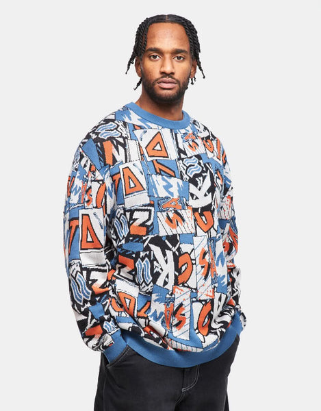 Santa Cruz Kickback Knit Crew - Multi – Route One