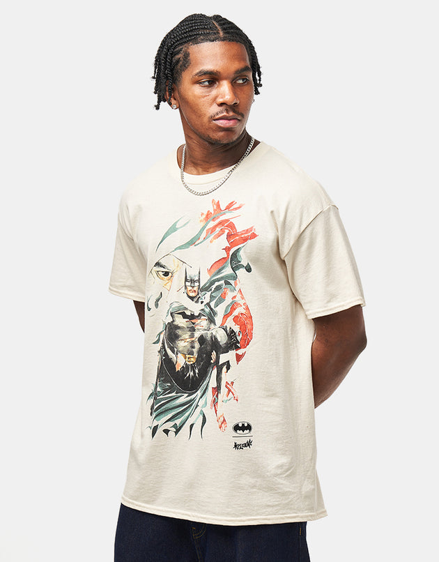 Welcome x Batman Heart of Hush T-Shirt - Bone